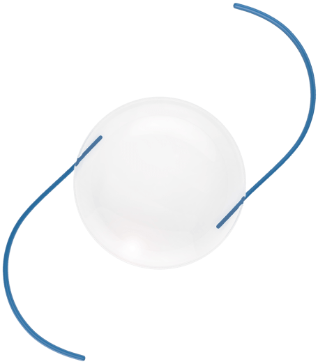 A white sphere adorned with intricate blue lines, creating a visually striking pattern on its surface